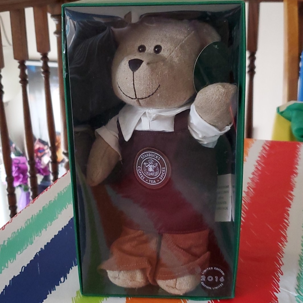 Starbuck's Pike Place Stire Barista Boy Bear